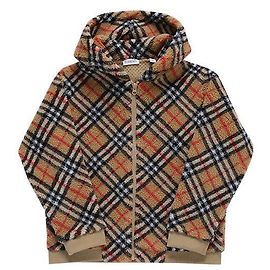 Burberry Giacca in pile a quadri per bambini