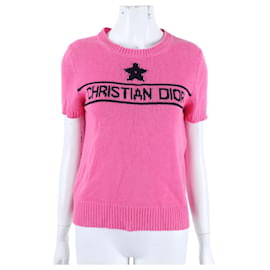 Christian Dior Kurzarm-Strick