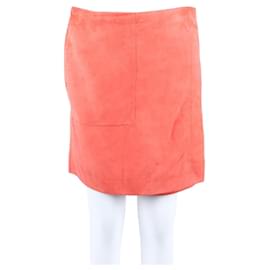 Falda envolvente de gamuza Hermès