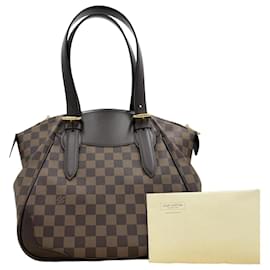 Louis Vuitton Borsa a tracolla Damier Verona MM Ebene Canvas Tote Bag