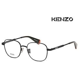 Brillengestell quadratisch aus leichtem Metall in Mattschwarz - Kenzo