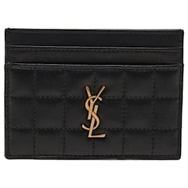 Saint Laurent Monogram Matelassé Cassandra Kartenetui