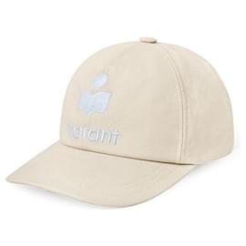 Cappello Tyrone Logo Embroidery Women's Hat ECLU - Isabel Marant