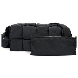 Bolso de hombro Bottega Veneta Nylon Intrecciato Padded Tech Cassette