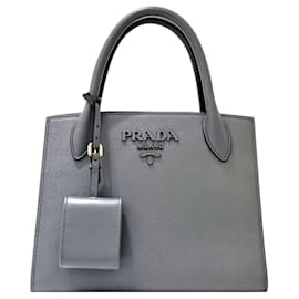 Monochrome Tote- und Schultertasche aus Saffiano-Leder - Prada