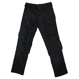 Dries Van Noten Presley Cargohose aus garngefärbter Baumwolle und Cupro