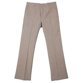 Dries Van Noten PREELY Ausgestellte Wollhose Brown