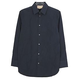 Gucci Camisa de popelina con bordado GG