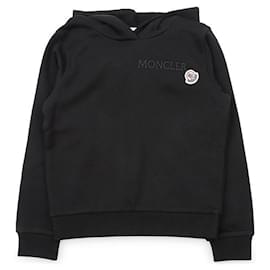 Kapuzenpullover aus Baumwolle mit Logo-Patch - Moncler