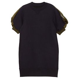 Sacai Vestido de manga corta para mujer