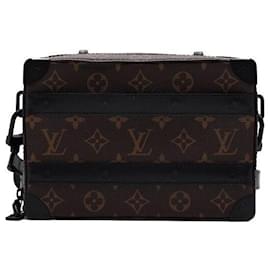 Louis Vuitton Borsa a Tracolla Soft Trunk Monogram Macassar da Uomo