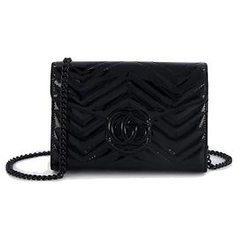 Gucci Mini borsa GG Marmont Matelassé in vernice AACJS