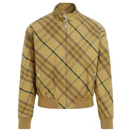 Burberry Bomberjacke aus Baumwolle mit Karomuster