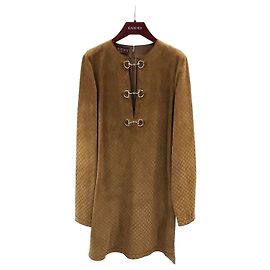 Gucci Vestido de cuero