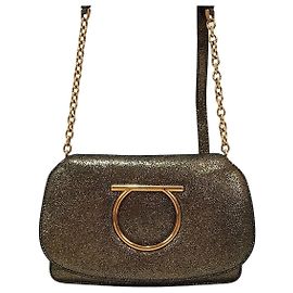 Salvatore Ferragamo Borsa a tracolla Gancini con paillettes