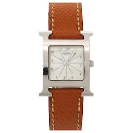 Hermes H-Watch HH1 210 Women's Silver Quartz Wristwatch - Hermès