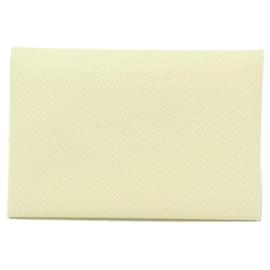 Hermes Calvi 044164CK Business Card Holder - Hermès