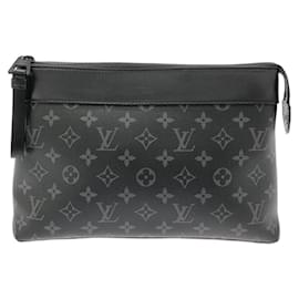 Sac à main Louis Vuitton Monogram Eclipse Pochette Voyage Souple