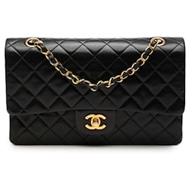 Chanel Black Medium Classic Lambskin Double Flap