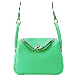 Hermès Mini Clemence Lindy 20 Verde