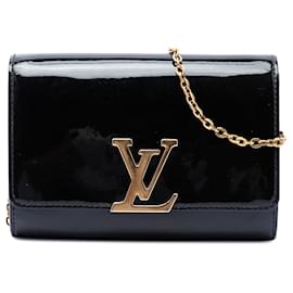 Louis Vuitton Black Vernis Louise PM