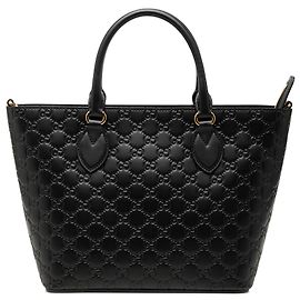 Borsa Tote Convertibile Guccissima Small Nera Gucci