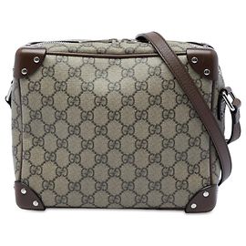 Gucci Beige GG Supreme Soft Trunk Crossbody