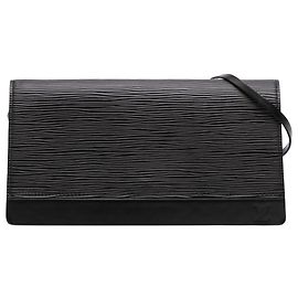 Louis Vuitton Black Epi Honfleur