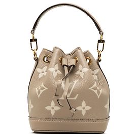 Louis Vuitton Brown Bicolor Monogram Empreinte Nano Noe