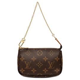 Louis Vuitton Brown Monogram Mini Pochette Accessoires