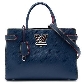 Borsa Louis Vuitton Blue Epi Twist Satchel