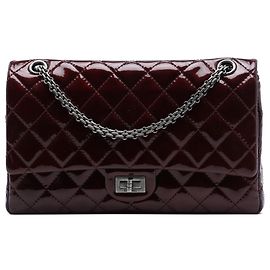 Chanel Red Quilted Patent Reissue 2.55 Double Flap 226