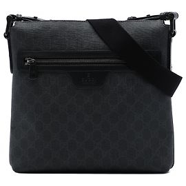 Bolsa Tiracolo Gucci Black GG Supreme
