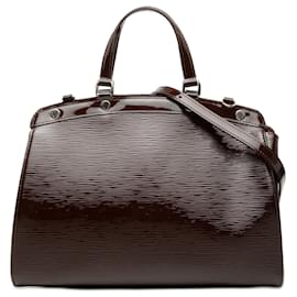 Louis Vuitton Purple Electric Epi Brea MM