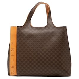 Céline Tote Celine Brown Macadam Coated Canvas