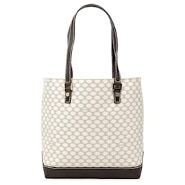 Céline Sac Tote Celine White Macadam Coated Canvas