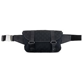 Borsa a cintura Gucci in tela GG nera