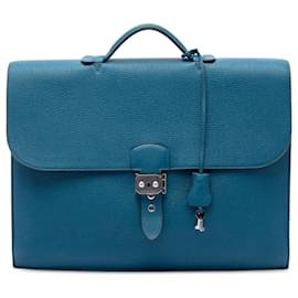 Hermès Blue Togo Sac A Depeches 38