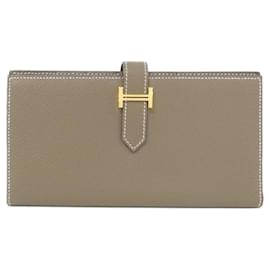Hermès Cartera larga Hermes Bearn Soufflé