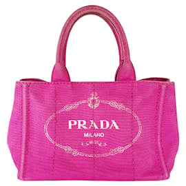 Borsa Prada in tela Canapa rosa