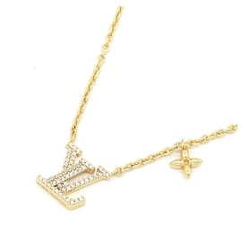 Collana Louis Vuitton LV Iconic in metallo dorato