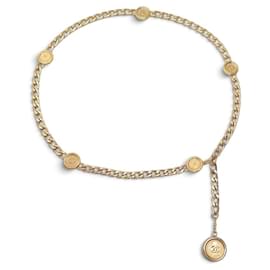 VINTAGE GÜRTEL COLLIER CHANEL SAUTOIR MEDAILLON KETTE NECKLACE BELT - Chanel