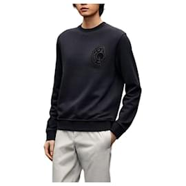 Herrenpullover mit Rundhalsausschnitt Blau - Hermès