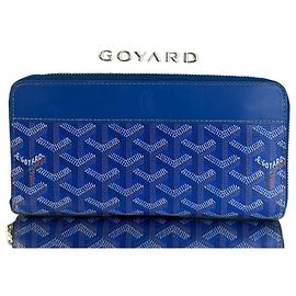 Goyard Portafoglio Lungo Matière gm Blue