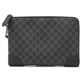Bolso Clutch con Cremallera Supreme Black - Gucci