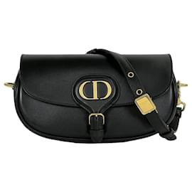 Dior Borsa a tracolla East West in vitello nero