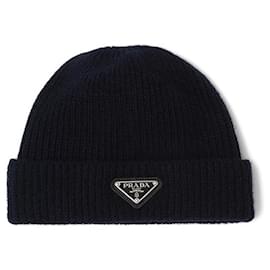 Prada Cashmere Beanie Black