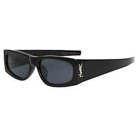 Saint Laurent Occhiali da sole SL Cassandra Monogram Rectangular Wide da donna