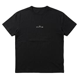 Maison Martin Margiela Schwarzes Logo-T-Shirt für Herren