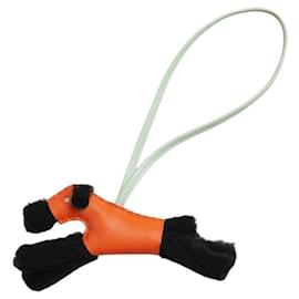 Buddy Bag Charm Terracotta Wool Milo Bag Accessory Peppermint - Hermès